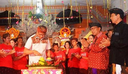 HUT ST. Windu Karya, Br. Sigaran Sedang, Wakil Bupati Suiasa Ajak ST Laksanakan Konsep Tri Hita Karana