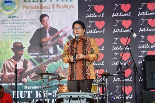 Hadiri HUT ke-3 DTW Jatiluwih, Bupati Giri Prasta Diberi Kehormatan Paparkan Konsep Pariwisata. 