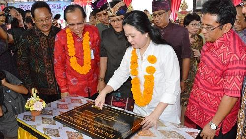Menko Puan Maharani Canangkan Kampung KB dan PIN Polio Nasional di Badung