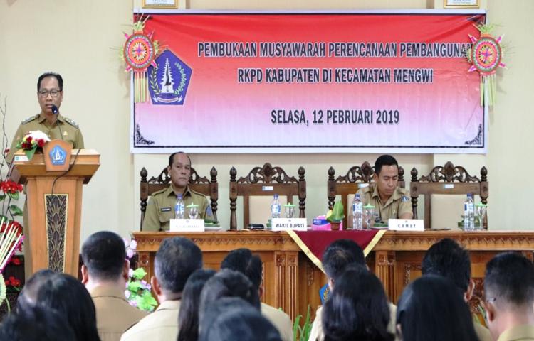 Musrenbang RKPD Tahun 2019 di Kecamatan Mengwi