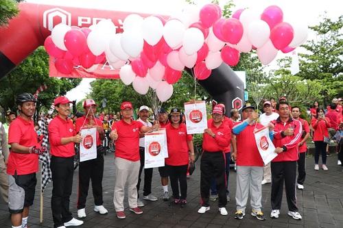 PMI Badung Gelar Fun Bike Serangkaian Hari Relawan PMI