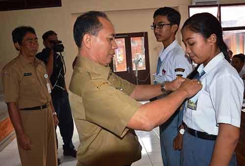 Pelatihan kader pemuda pelopor siswa SMA/SMK se-Badung Tingkatkan Pemahaman Berwirausaha bagi Siswa