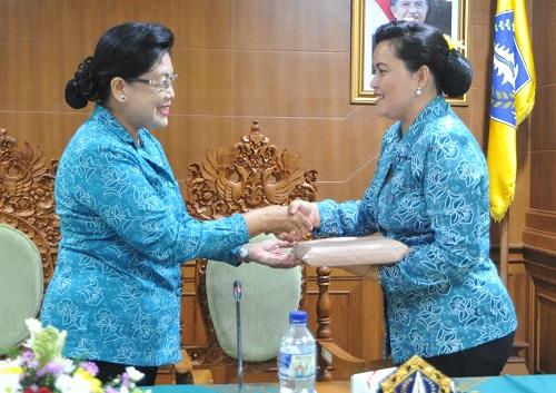 Pembinaan TP. PKK Provinsi Bali kepada Desa/Kelurahan se Badung Seniasih Giri Prasta, Jadikan motivasi serta membangkit kepercayaan diri  