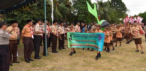 Pembukaan Lomba Siaga Pramuka Kwartir Cabang Badung Tahun 2017