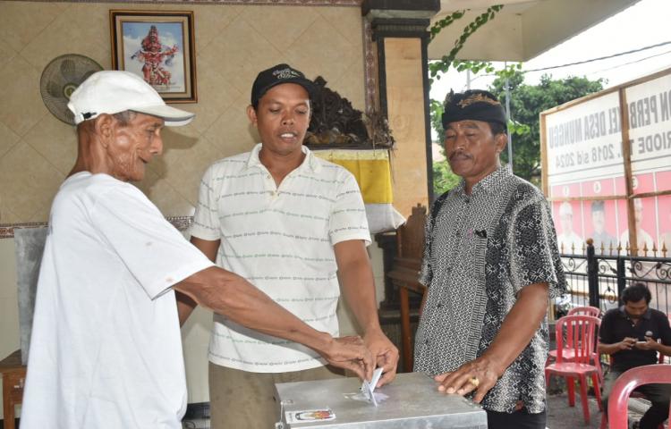 Pemilihan Perbekel di Desa Munggu