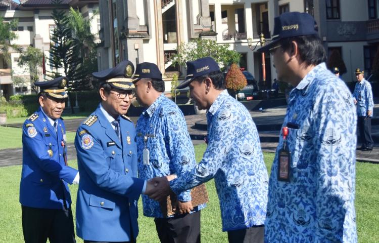 Peringatan HUT Damkar ke-100, Damkar Badung Juara 3 Nasional, "Pantang pulang sebelum api padam, walau nyawa taruhannya"