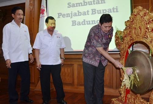 Pj. Bupati Yudha Saka Buka Musyawarah Kabupaten X PMI Badung