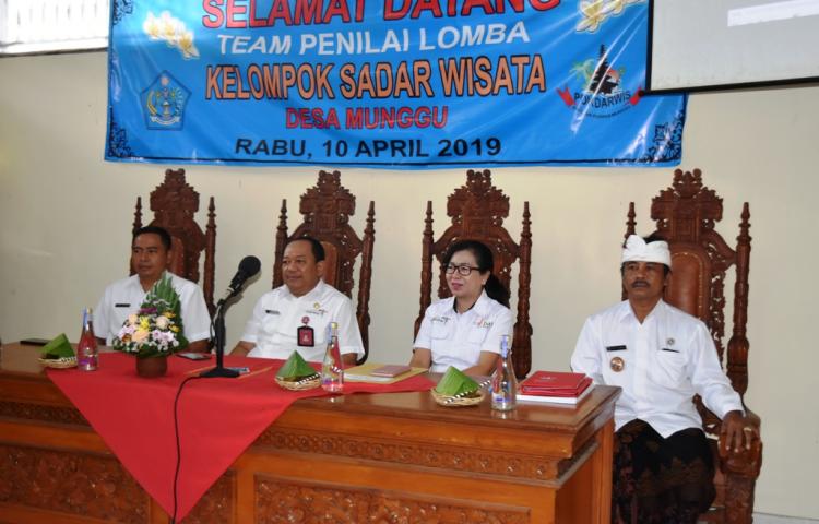 Pokdarwis Desa Munggu Dinilai Tim Provinsi  Dukung Pembangunan Pariwisata Berkelanjutan