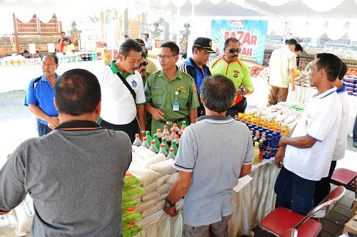 Sambut Hut Mangupura ke-6 Diskopperindag Badung Gelar Pasar Murah