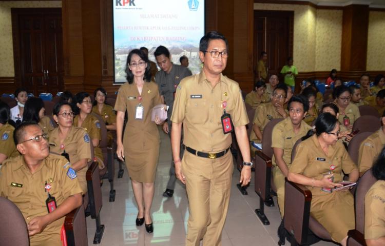 Sekda Badung Buka Bintek Aplikasi E-Filling LHKPN 