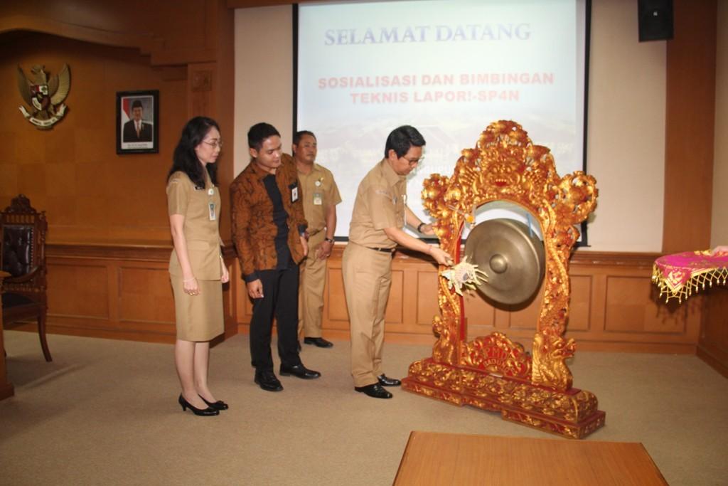 Sekda Badung Buka Sosialisasi dan Bimtek Lapor!-SP4N, Tingkatkan Kepuasan Masyarakat Akan Layanan Publik