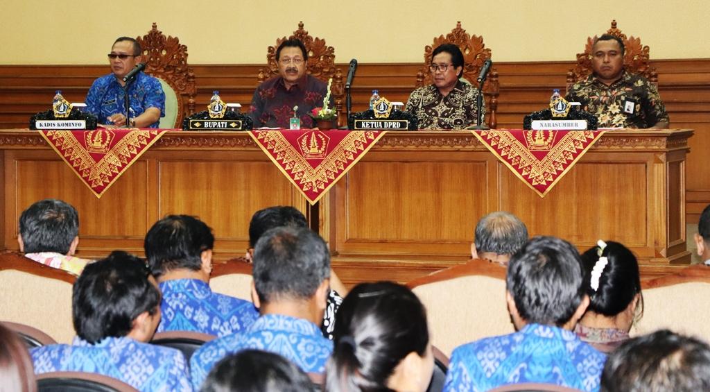 Sosialisasi Akses Internet di Wilayah Kabupaten Badung