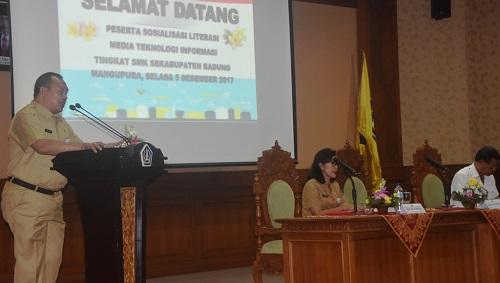 Sosialisasi Literasi Media Teknologi Informasi Kabupaten Badung