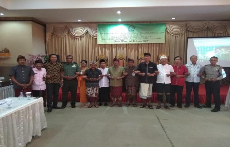 Sukseskan Pemilu,  FKUB gelar Dialog Lintas Agama dan Doa Bersama