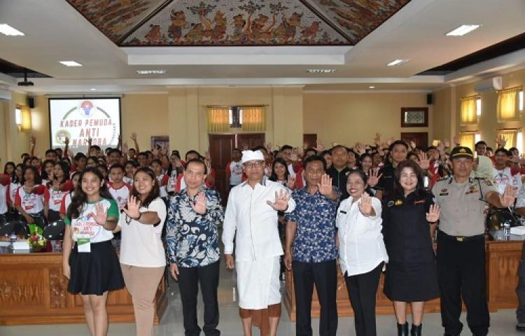 Wabup Hadiri Pelatihan Kader Pemuda Anti Narkoba