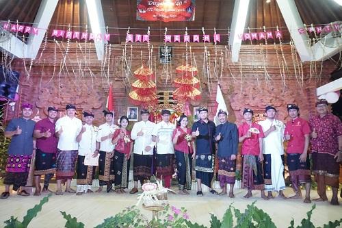 Wabup. Suiasa Hadiri Puncak Perayaan HUT ST Werdhi Yowana Canthi ke-40 Mengajak Generasi Muda untuk Menerapkan Tri Hita Karana