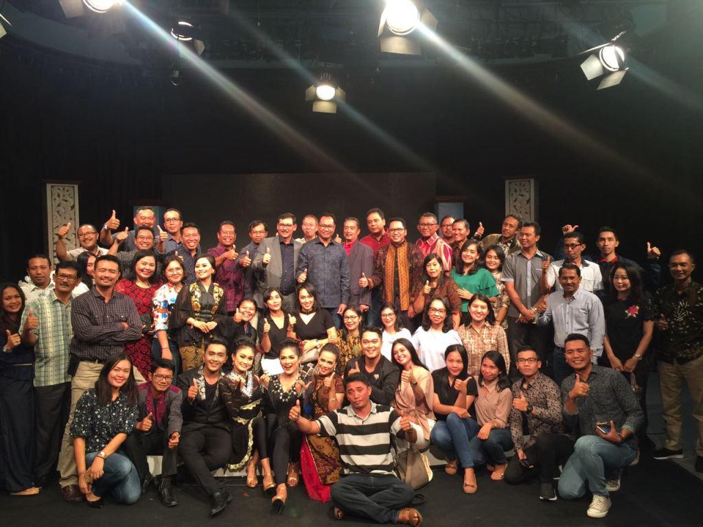 Wakil Bupati Badung I Ketut Suiasa hadir di Harmony 80 tv RI Bali