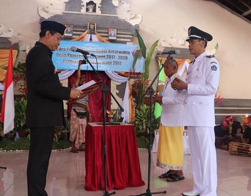 Wakil Bupati Badung Lantik Perbekel Desa Pererenan Antar Waktu
