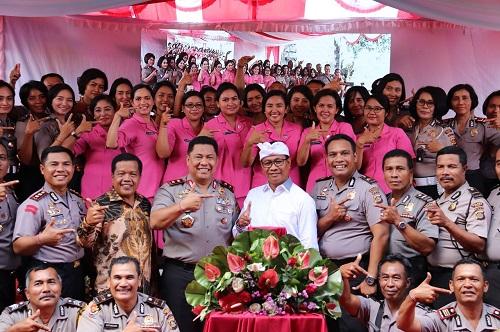 Kapolda Bali bersama Wakil Bupati Suiasa Resmikan Kantor Mako Polsek Petang