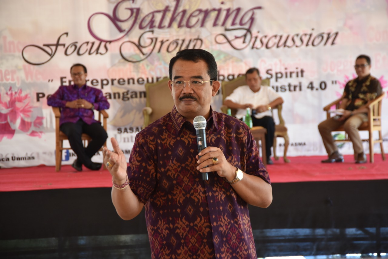 Wayan Suambara Jadi Narasumber FGD Enterpreneurship Universitas Mahasaraswati, Mahasiswa Harus Kreatif dan Tampil Sebagai Embrio Wirausahawan Muda