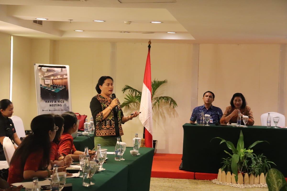 Ketua TP PKK Badung Ny Seniasih Giri Prasta Jadi Narasumber Workshop Penggiatan Anti Narkoba dari Lingkungan Masyarakat