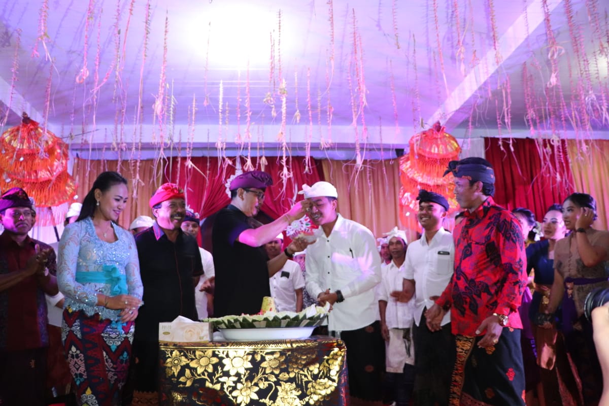 Wakil Bupati Suiasa Hadiri HUT Sekaa Truna Dharma Buana, Ajak Sekaa Teruna Dukung Pembangunan Kawasan Badung Utara