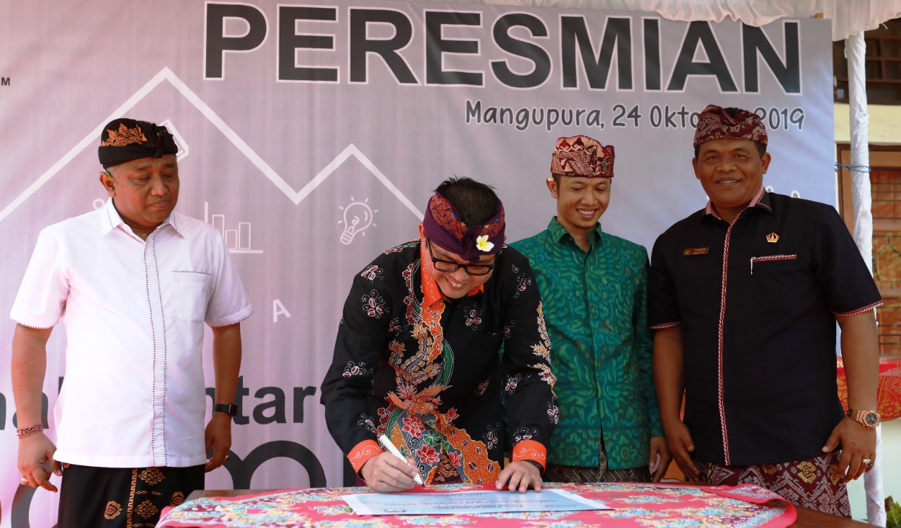 Peresmian Rumah Pintar Pemilu KPU Badung  Siap Sukseskan Pilkada Serentak 2020