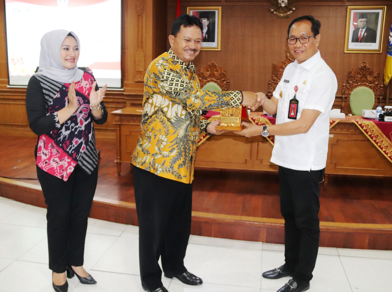 Wabup Ketut Suiasa Terima Kunjungan kerja Pemkot Madiun