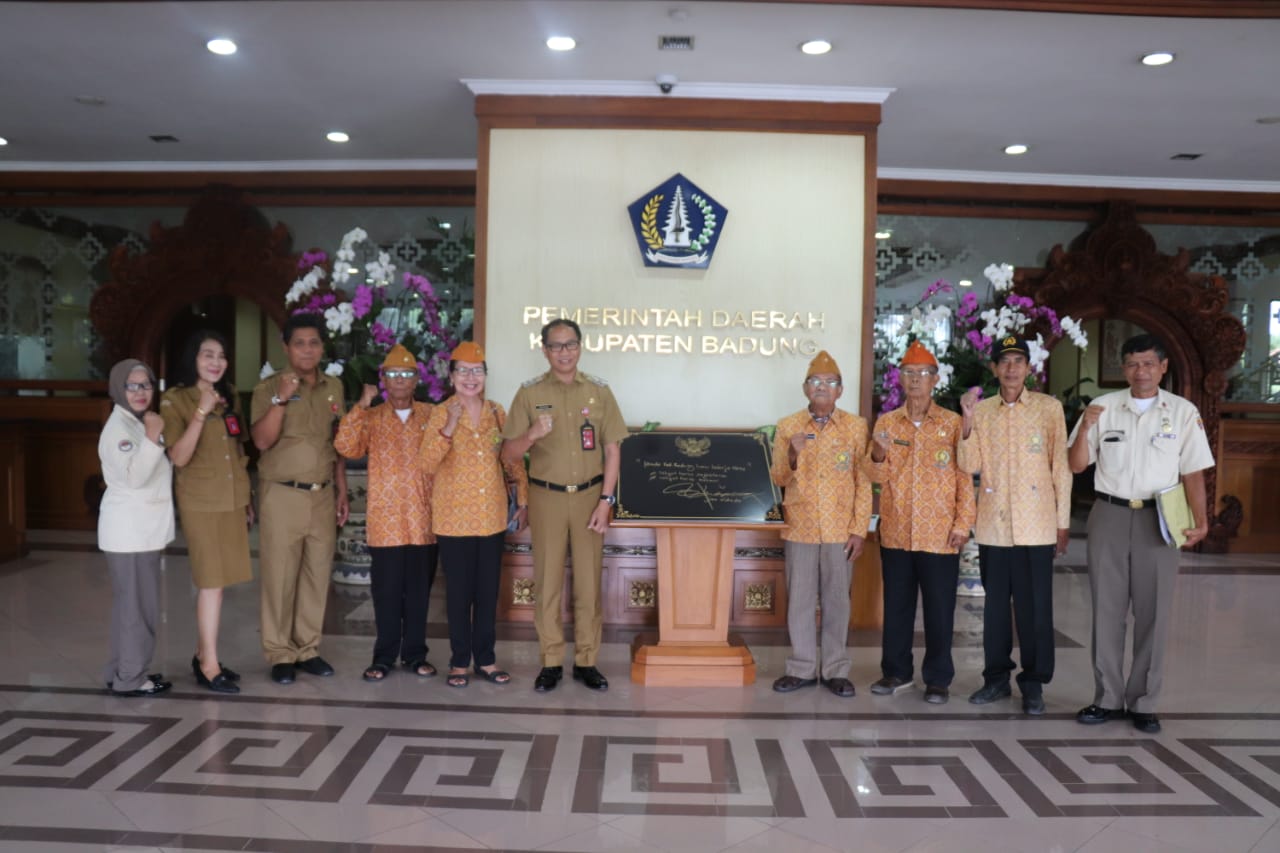 Wabup Suiasa Terima Audensi LVRI Bali, Pentingnya Penanaman Jiwa Nasionalisme Kepada Generasi Muda
