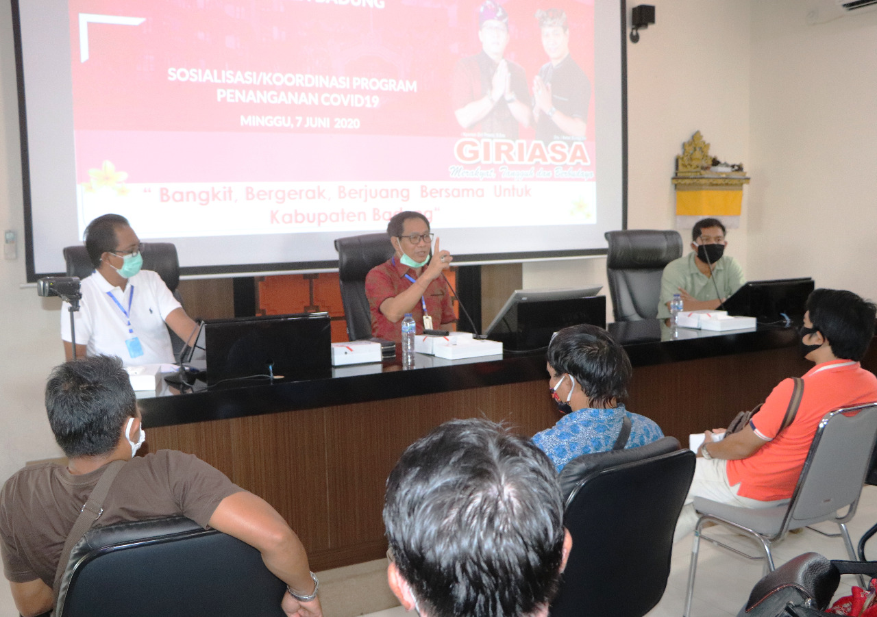 Wabup Suiasa Gencarkan Sosialisasi Program Penanganan Covid-19, Sekaligus Serap Aspirasi Masyarakat