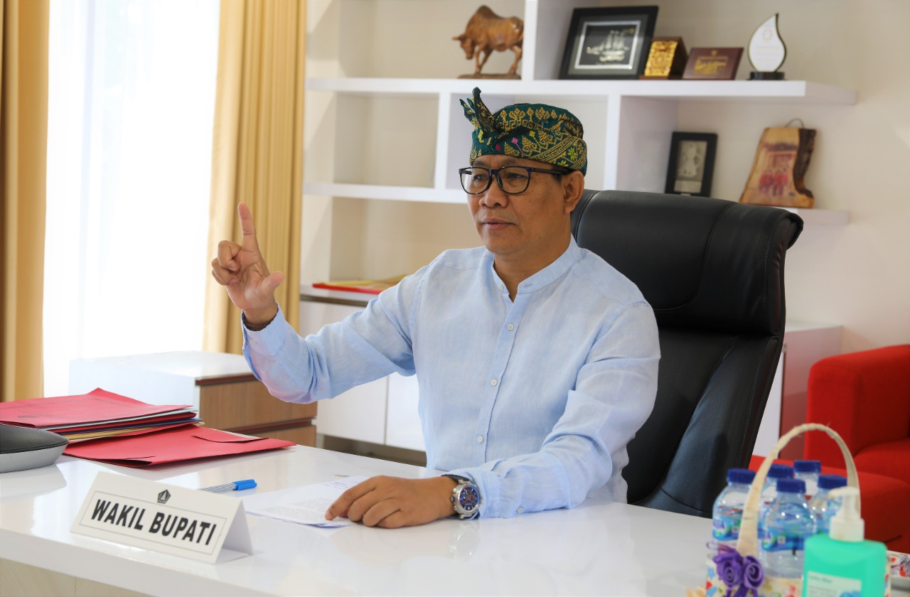 Buka Workshop Melalui Webinar Transformasi Perpustakaan  Wabup Suiasa Ajak Generasi Muda Lestarikan Bahasa dan Aksara Bali