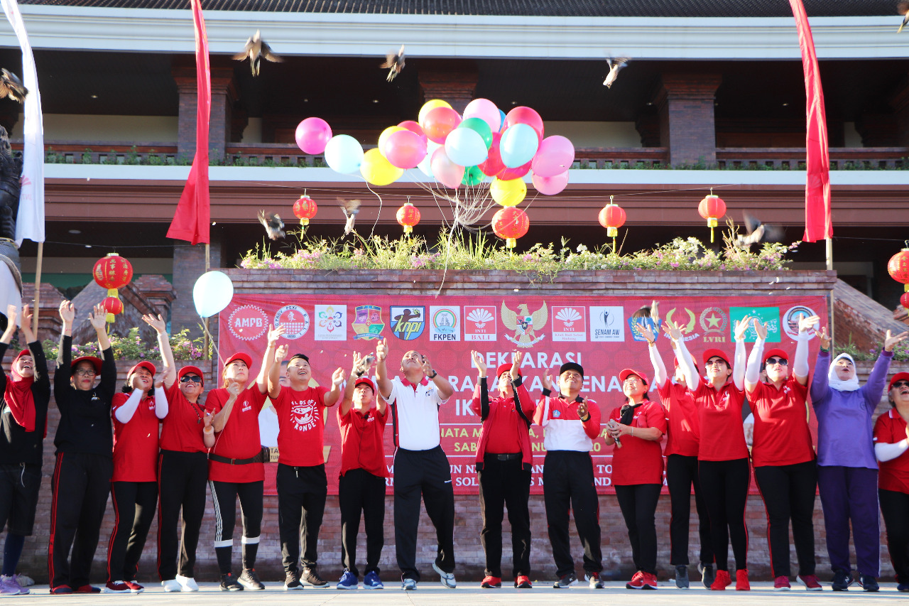 Deklarasi Senam AW S3 IKBS Badung   