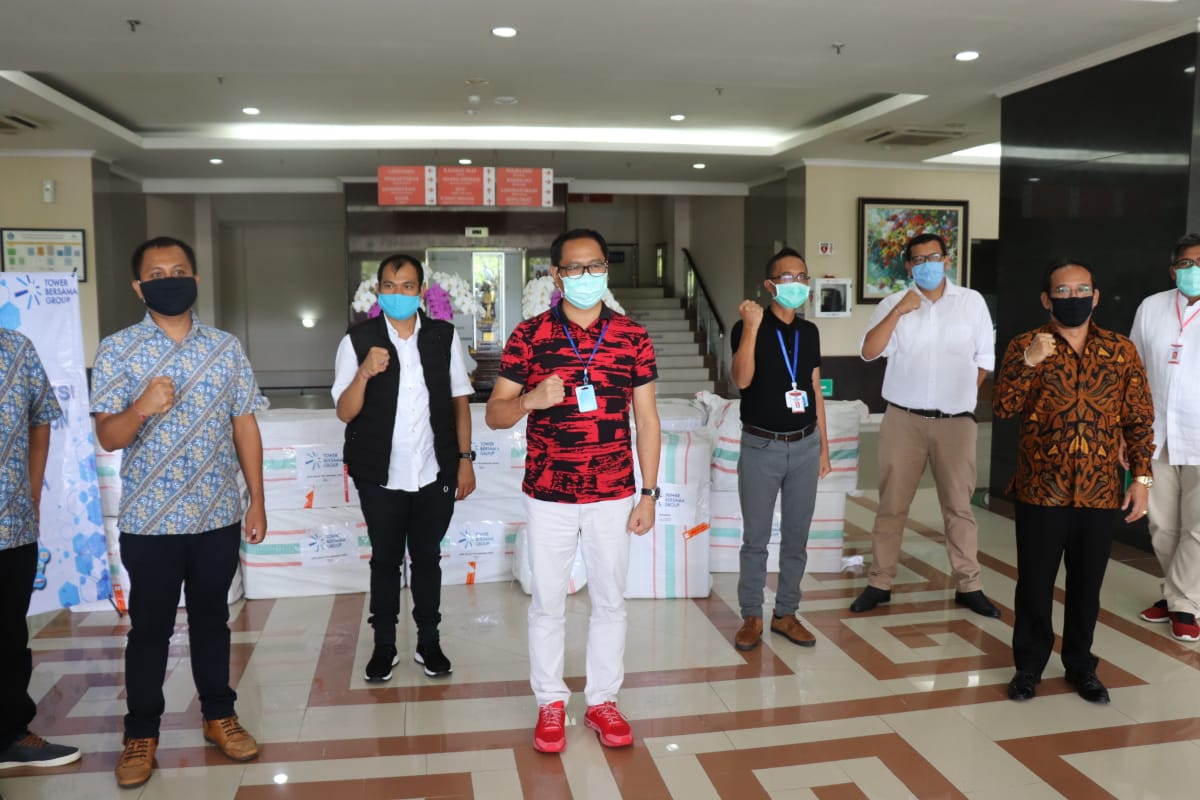 Pemkab Badung Terima Bantuan Dari PT Tower Bersama Infrastruktur Tbk