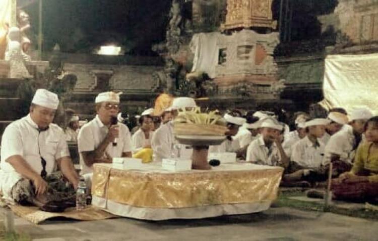 Dharmawacana di Pura Desa Jagapati