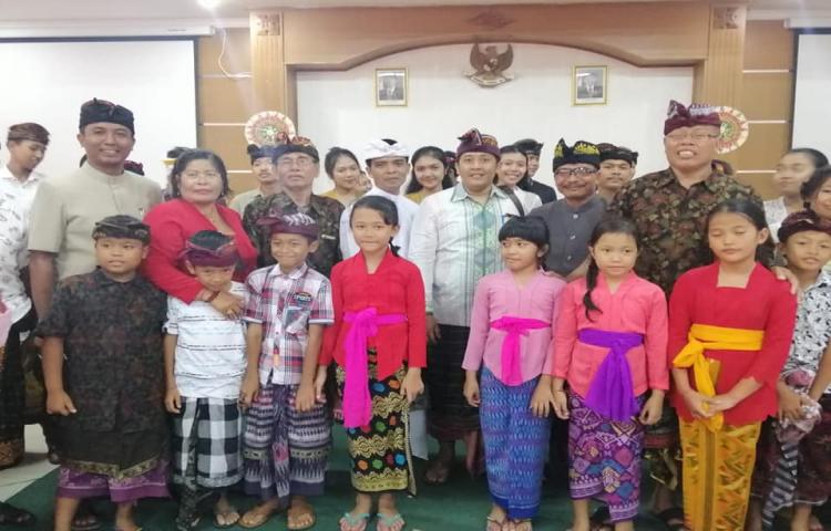 Pelepasan Atlit Utsawa Dharma Gita duta Kecamatan Kuta Tahun 2019