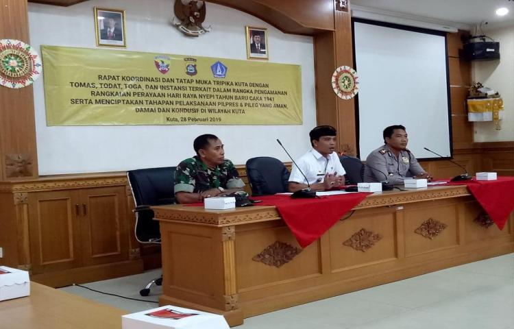 Rapat koordinasi terkait Hari Raya Nyepi