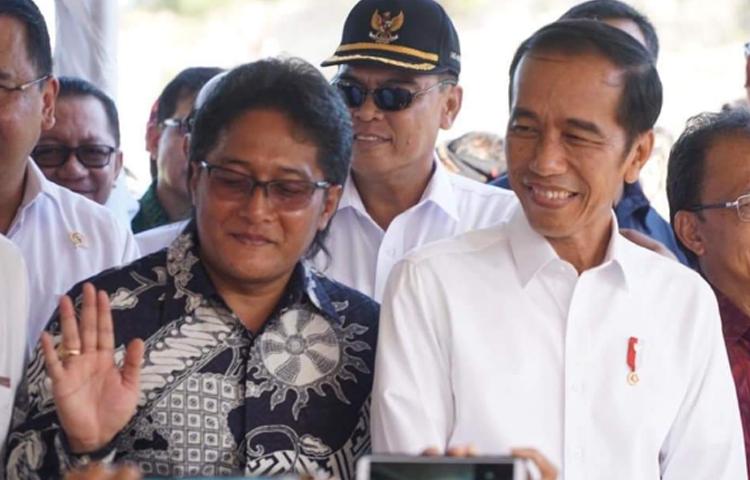 Kunjungan Presiden ke Desa Kutuh Kecamatan Kuta Selatan