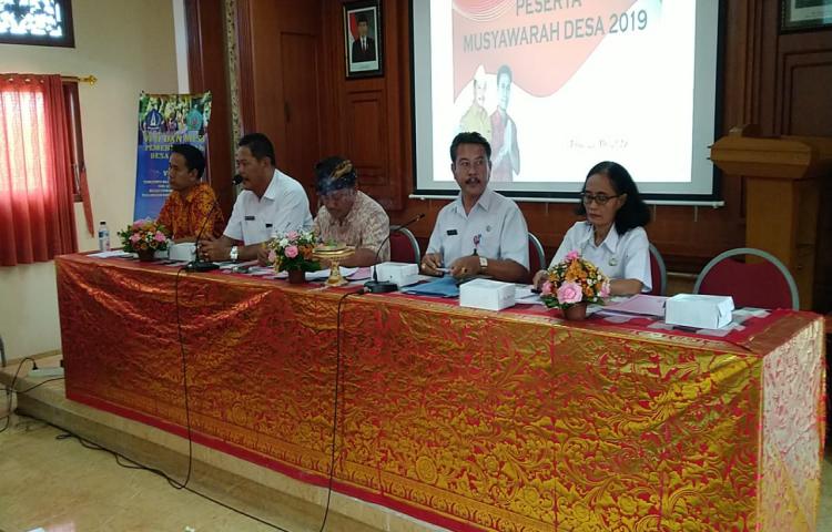 Desa Kutuh, Laksanakan MUSDES (Musyarawah Desa) Tahun 2019