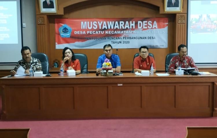 Desa Pecatu Laksanakan MUSDES Tahun 2019