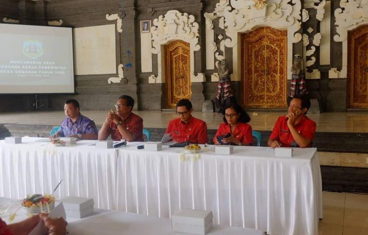 Desa Ungasan, Laksanakan MUSDES Tahun 2019