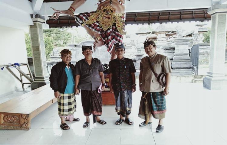 CAMAT PETANG PANTAU PENILAIAN LOMBA OGOH-OGOH