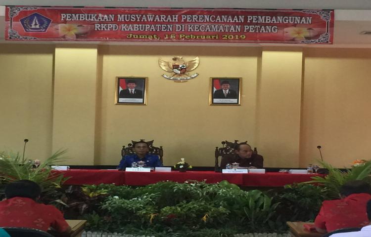 musrenbang kecamatan petang