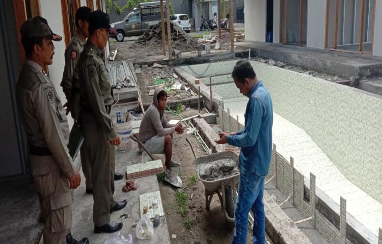 IMB Bermasalah di Perenan, Patroli SatpolPP Badung Adakan Sidak