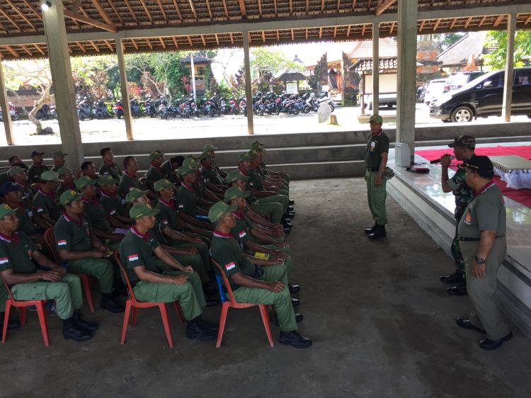 Satuan Polisi Pamong Praja Kab. Badung kembali melakukan Pelatihan terhadap Satlinmas