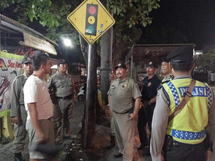 Satun Polisi Pamong Praja Kabupaten Badung gencar lakukan Siste Patroli Keamanan Terpadu (SIPAMANPADU)