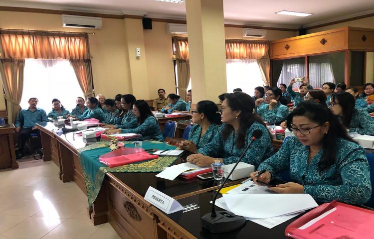 Badung Gelar Bimtek PKK di Dinas PMD Kabupaten Badung