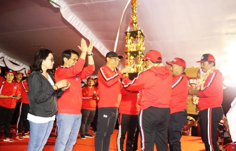 Badung Juara Umum PORPROV Bali XIV