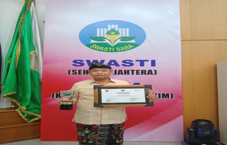 Badung Kembali Raih Penghargaan Kabupaten Sehat Tingkat Swasti Saba Wistara