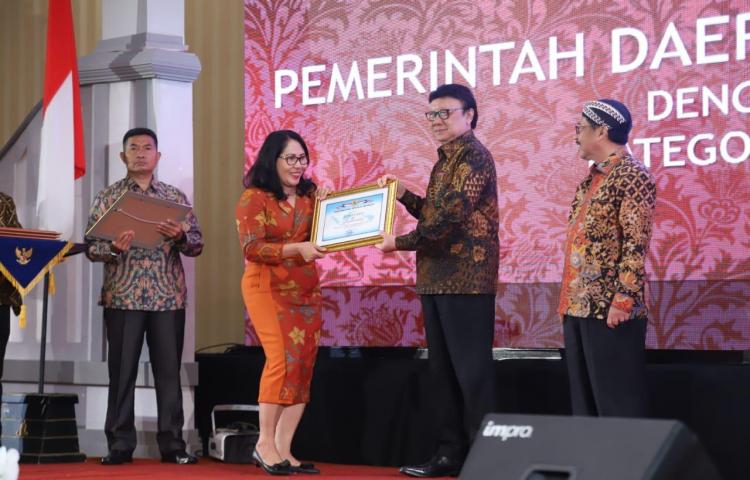 Badung Satu-Satunya Kabupaten di Bali Meraih Penghargaan Pengawasan Kearsipan 2020