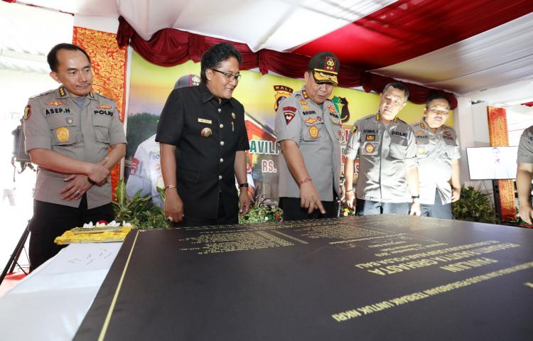 Bupati Giri Prasta Hadiri Peresmian Paviliun RS Bhayangkara